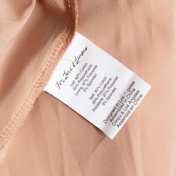 For Love & Lemons X Free People Metallic Pink Faux Leather Luna Dress - Size S - Picture 11 of 16